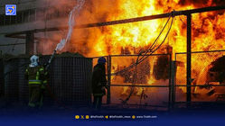 آتش‌سوزی گسترده در چند مغازه بابل؛ 35 آتش‌نشان به محل اعزام شدند