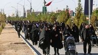 آغاز پیاده روی جاماندگان اربعین حسینی با مردم تهران 