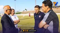 حضور سرکنسول ایران در تمرین پرسپولیس