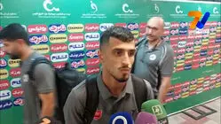  علیپور: در نیمه اول مقابل ذوب آهن بازی خوبی نکردیم