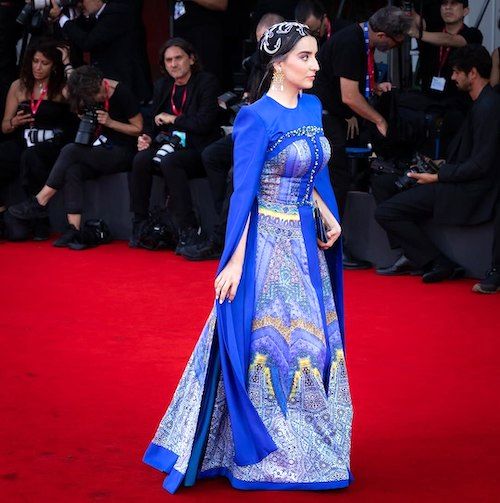 فائزه راد روی فرش قرمز ونیز