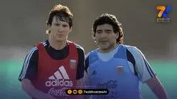 جادوی خیابانی با پیراهن مارادونا و مسی
