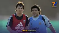 جادوی خیابانی با پیراهن مارادونا و مسی