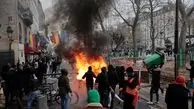 فیلم | ویدیوی آخرالزمانی از وضعیت خیابان های پاریس / ماشین ها در آتش سوختند