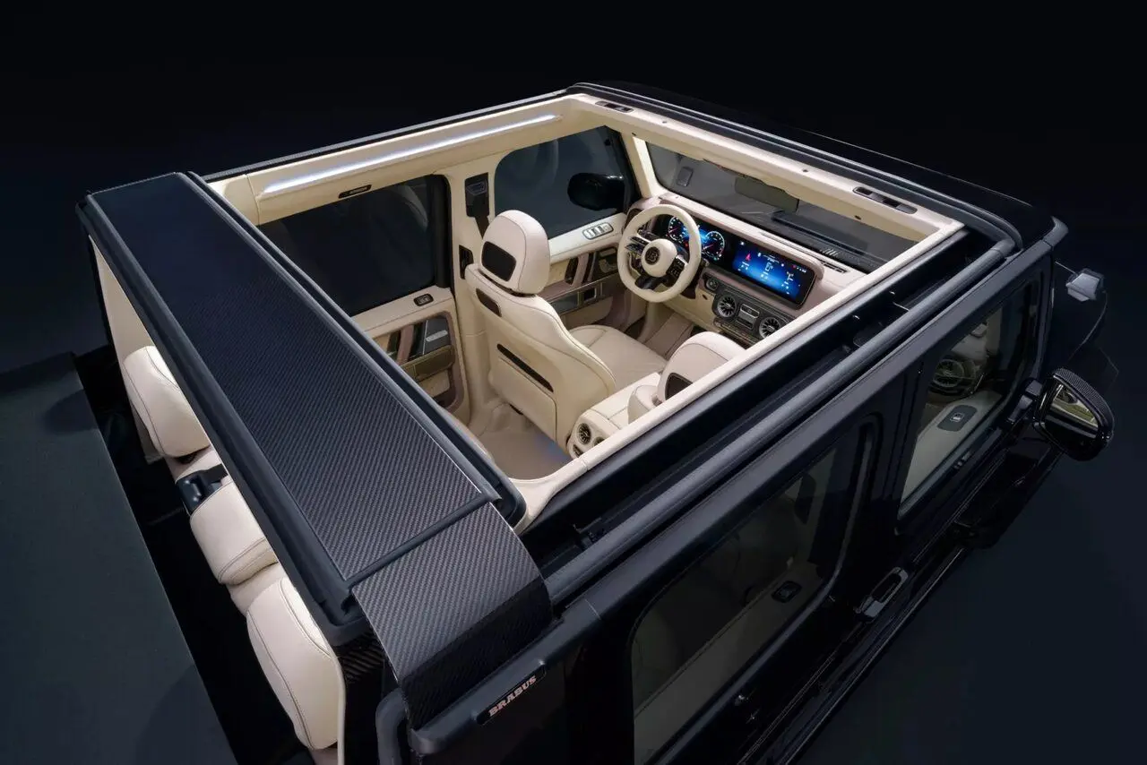 غول آفرودی مرسدس، بدون سقف شد