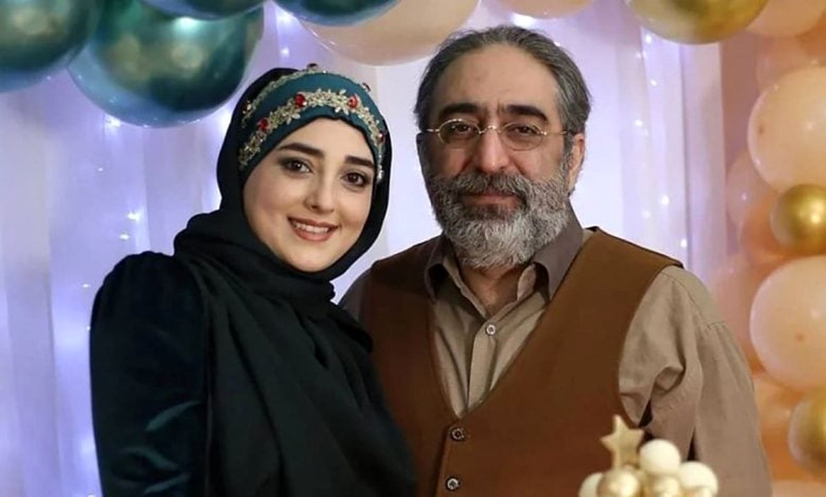 ژست عاشقانه زوج مشهور تلویزیون در یک قاب