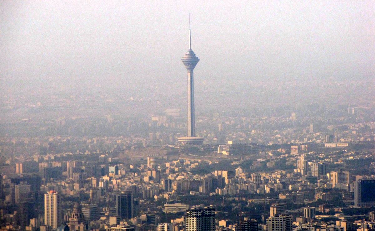 شاخص آلودگی هوای تهران امروز 24 فروردین ۱۴۰۴
