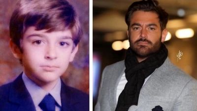 سلفی حسین مهری با پسر بانمکش + عکس