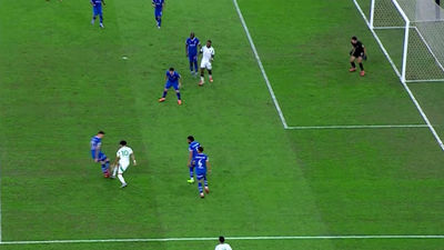 گل سوم الاهلی به الهلال توسط فراس (لیگ نخبگان آسیا)
