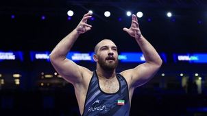 امیرحسین زارع شادی تاج گذاری را برای حریف گرجی نگه داشت!