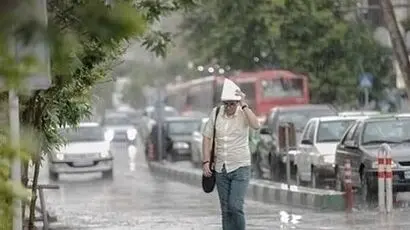 رگبار باران در برخی نقاط کشور /کاهش نسبی دما در سواحل دریای خزر