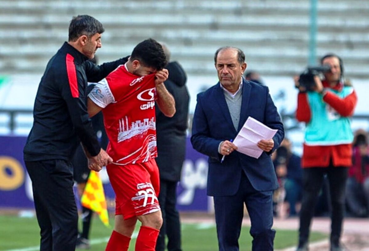 محمد خدابنده لو بازی با فولاد را از دست داد