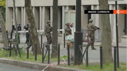 تماشا کنید | وقوع حادثه امنیتی در مقابل سفارت ایران در پاریس