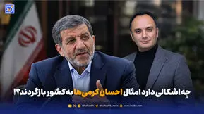 چه اشکالی دارد امثال احسان کرمی‌ها به کشور بازگردند؟!