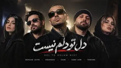 دانلود ریمیکس دل تو دلم نیست  
