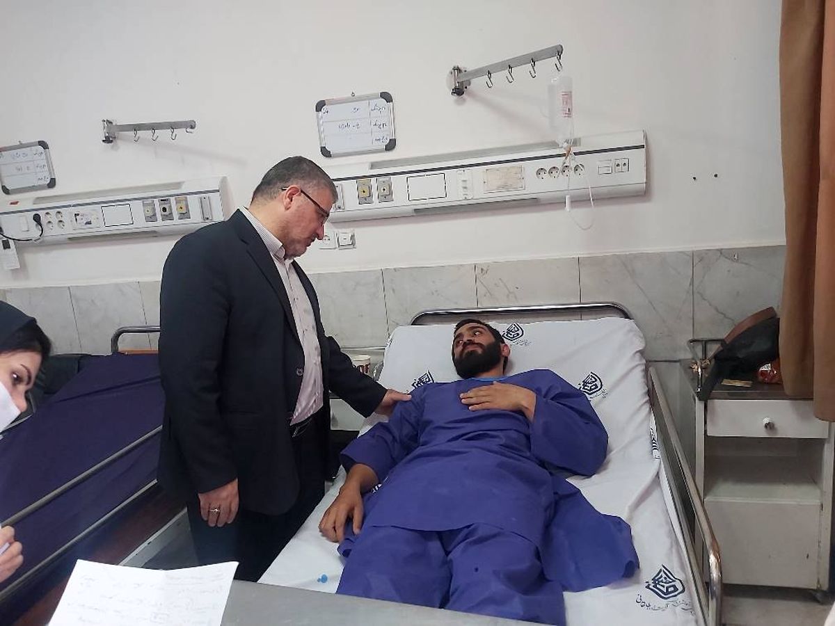 رئیس سازمان پزشکی قانونی کشور از مجروحین اقدام تروریستی رژیم صهیونیستی در زندان اوین عیادت کرد