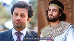 پشت صحنه سریال یوسف پیامبر؛ «یوزارسیف» و «فرج‌الله سلحشور» در حال تمرین «شمشیرزنی» + عکس