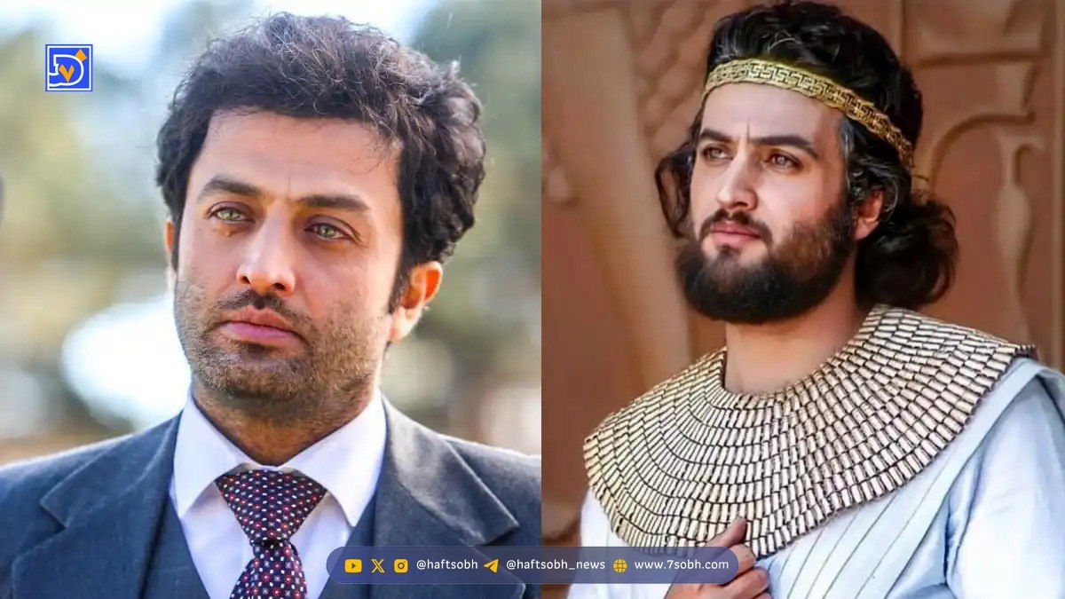 پشت صحنه سریال یوسف پیامبر؛ «یوزارسیف» و «فرج‌الله سلحشور» در حال تمرین «شمشیرزنی» + عکس