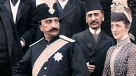 نقاشی ناصرالدین‌شاه از چهره زن رویایی‌اش در گوشه دفتر تمرین خوشنویسی
