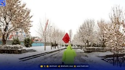 اولین تصویر از قله دماوند پوشیده از برف + عکس 