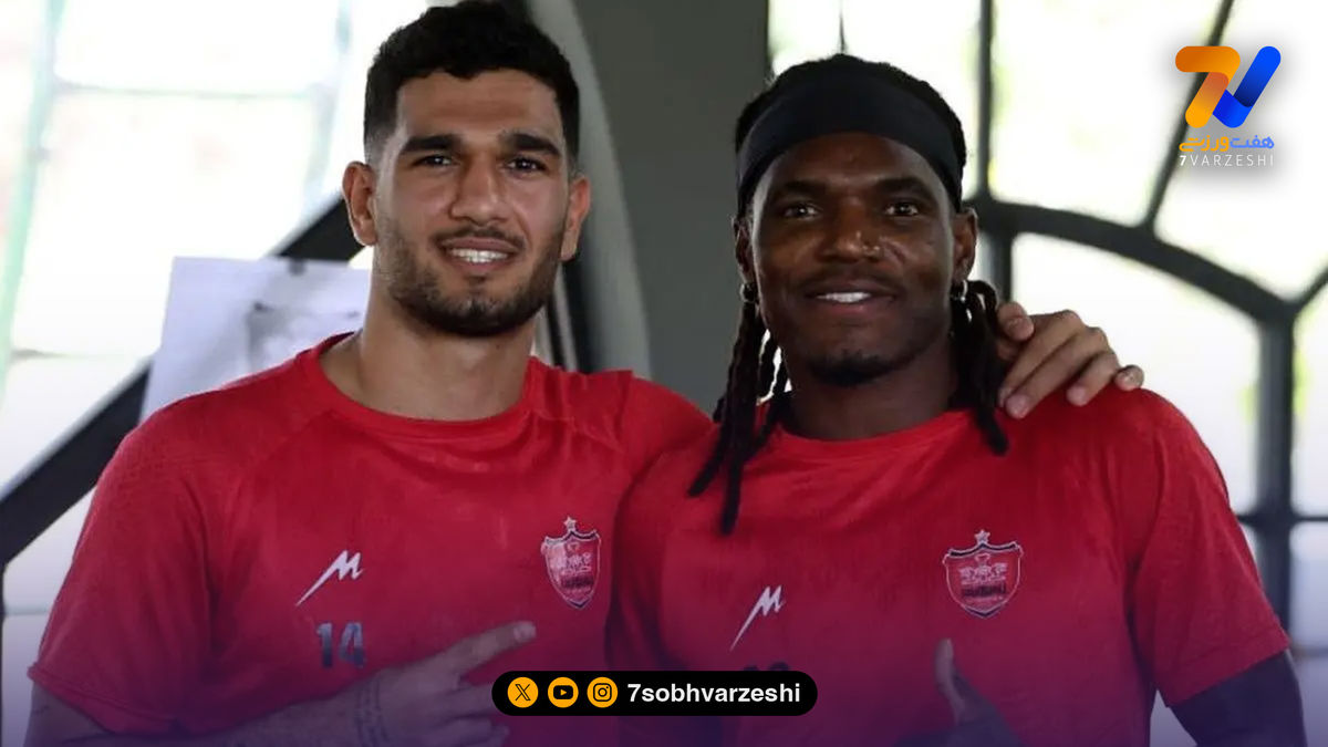 داداش بیفوما در تمرینات پرسپولیس!
