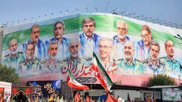 تصاویری از مراسم بدرقه شهدای اقتدار، امروز در تهران