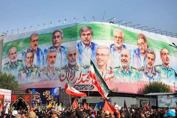تصاویری از مراسم بدرقه شهدای اقتدار، امروز در تهران