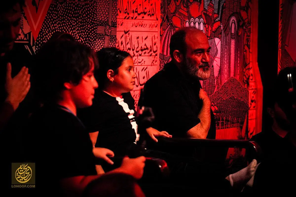 حضور چهره‌های مشهور در هیئت های مذهبی + عکس