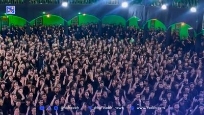 شور حسینی در حرم سیدالشهدا (ع) + فیلم