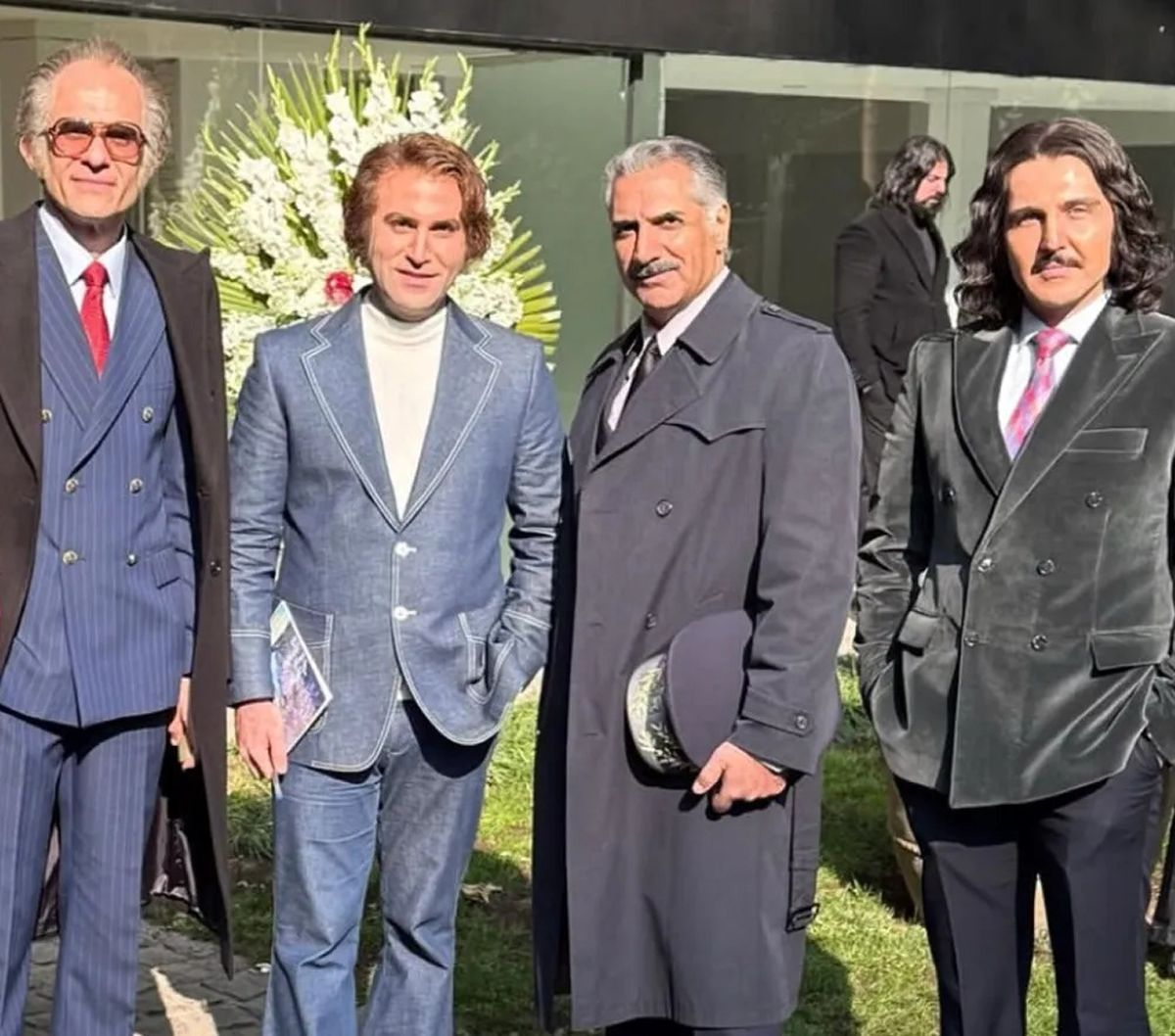 هوتن شکیبا و محمدرضا غفاری در پشت صحنه تاسیان