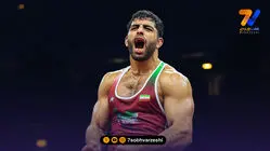 برد قاطع ساروی در شروع کارش در مسابقات جهانی کشتی فرنگی