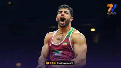 برد قاطع ساروی در شروع کارش در مسابقات جهانی کشتی فرنگی