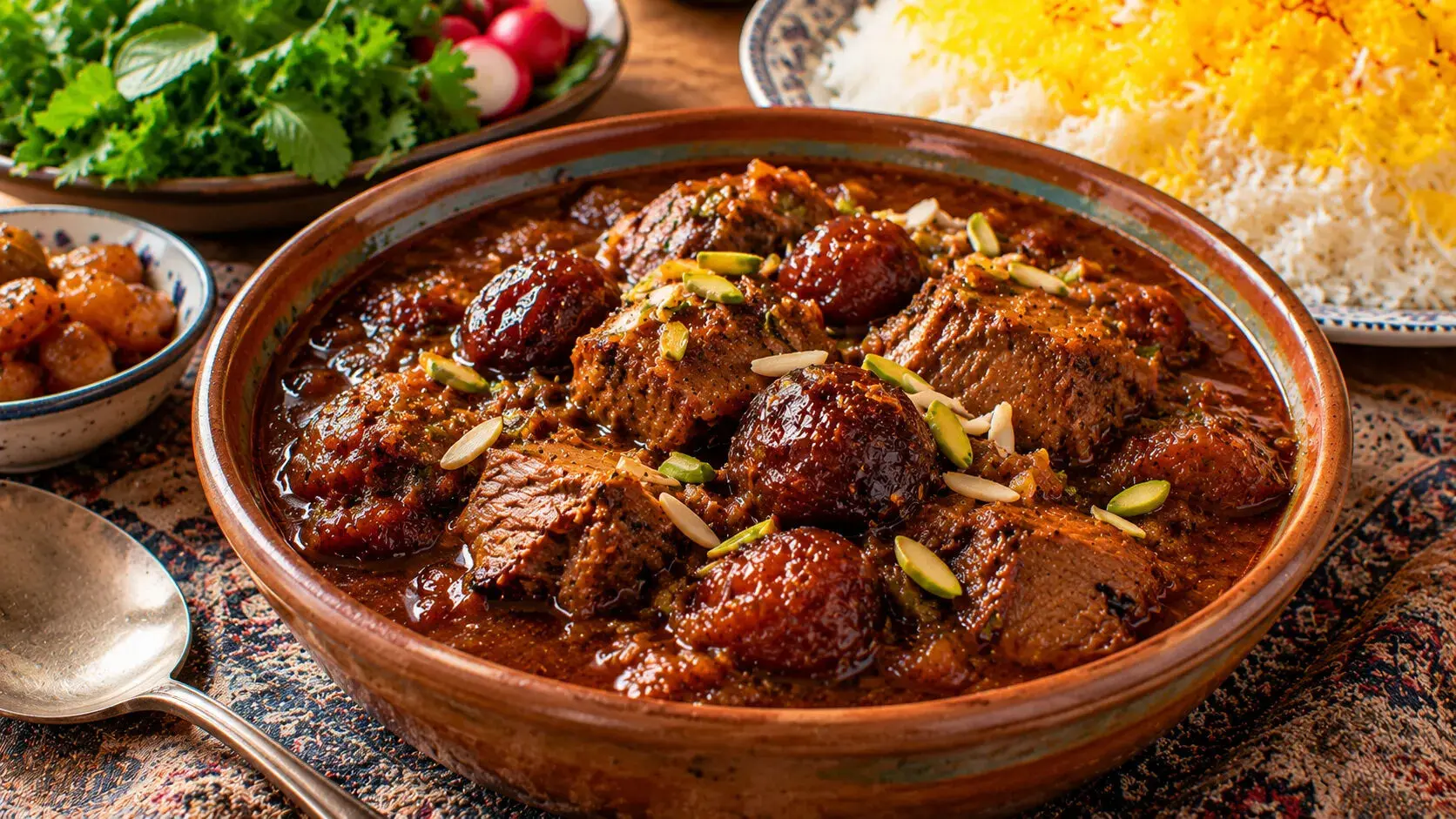 طرز تهیه خورشت آلو برقانی مجلسی