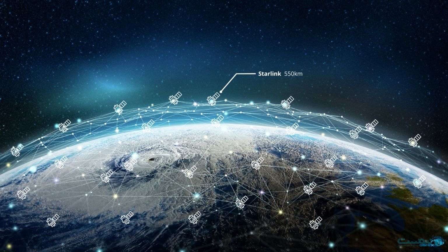 شمارش معکوس برای اتصال مستقیم به اینترنت استارلینک