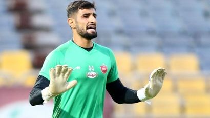 دروازه بان پرسپولیسی در اوج، مصدوم شد!