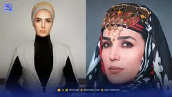 عکس/ لباس عروس شیک و سنگین و رنگین سوگل طهماسبی، سلبریتی شیک پوش و با حجب و حیای سینمای ایران 