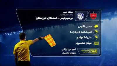 تغییر ساعت دیدار استقلال خوزستان - نساجی