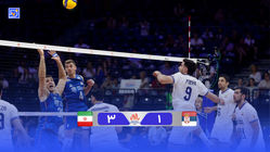 خلاصه بازی والیبال ایران 3 - صربستان 1 (لیگ ملت‌های والیبال)