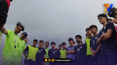آخرین تمرین تیم ملی پیش از اعزام به عراق