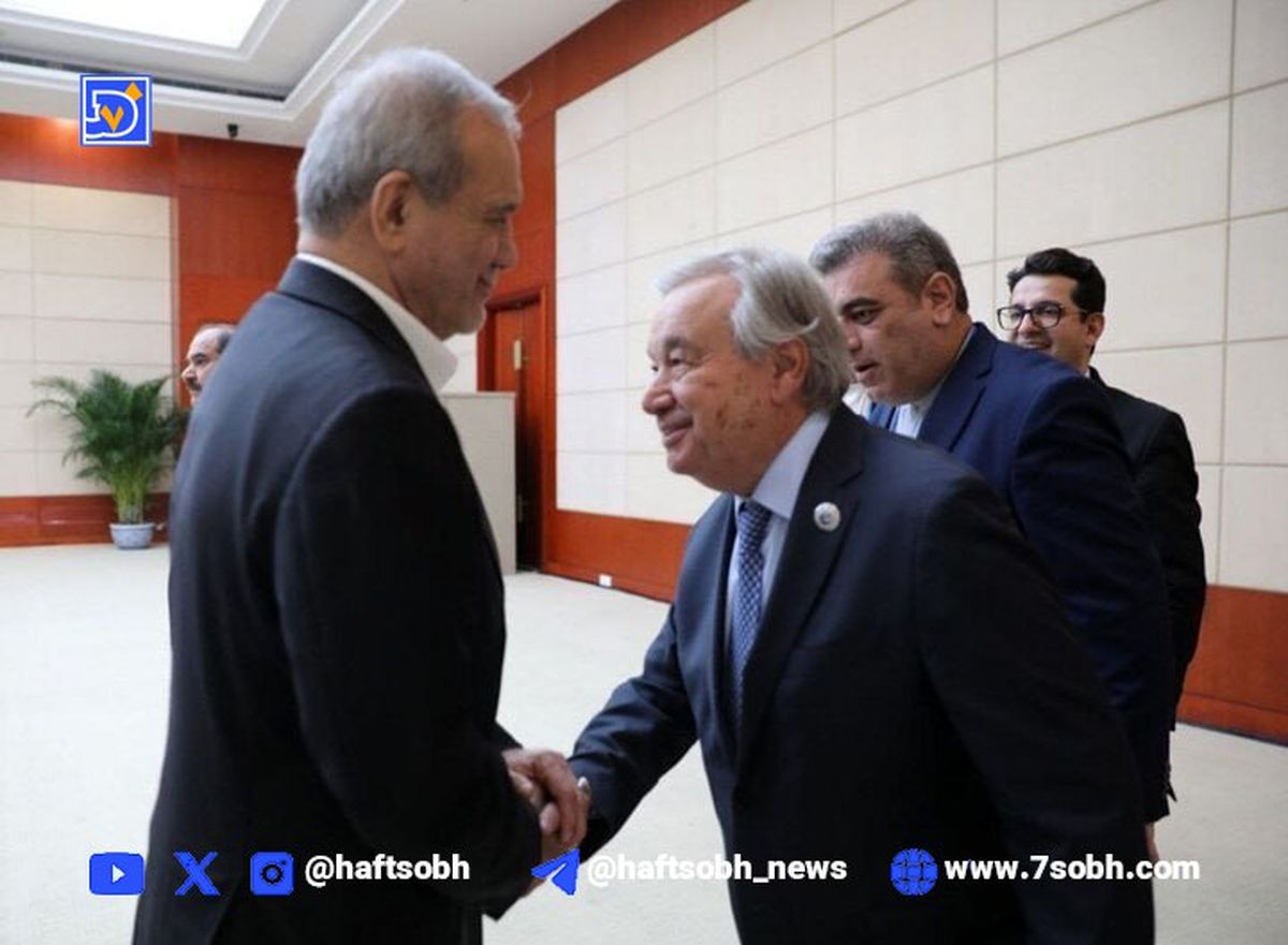 پزشکیان با دبیرکل سازمان ملل دیدار کرد