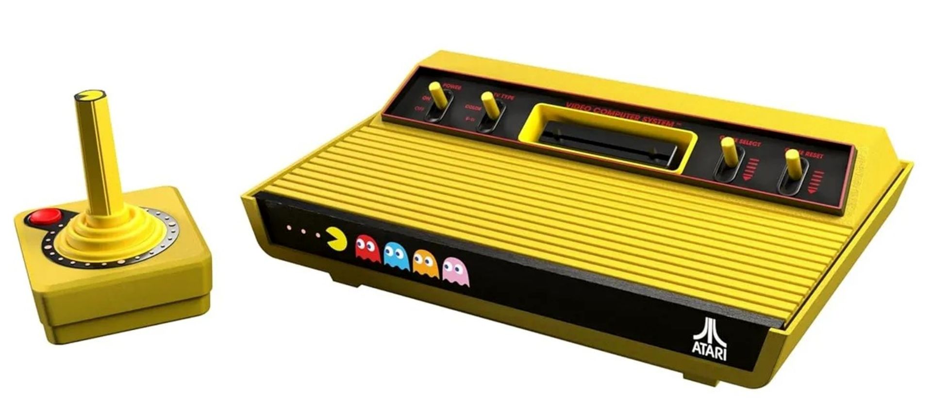 کنسول بازی Atari 2600+ Pac-Man Edition در رنگ زرد