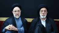 همنشینی هادی خامنه‌ای و خاتمی در یک مراسم عزاداری + تصاویر