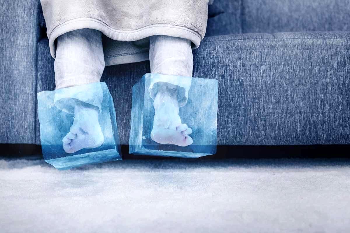 چگونه پای سرد را درمان کنیم؟