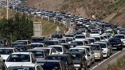  ترافیک سنگین در جاده چالوس، آزادراه تهران–شمال به سمت شمال + ویدئو