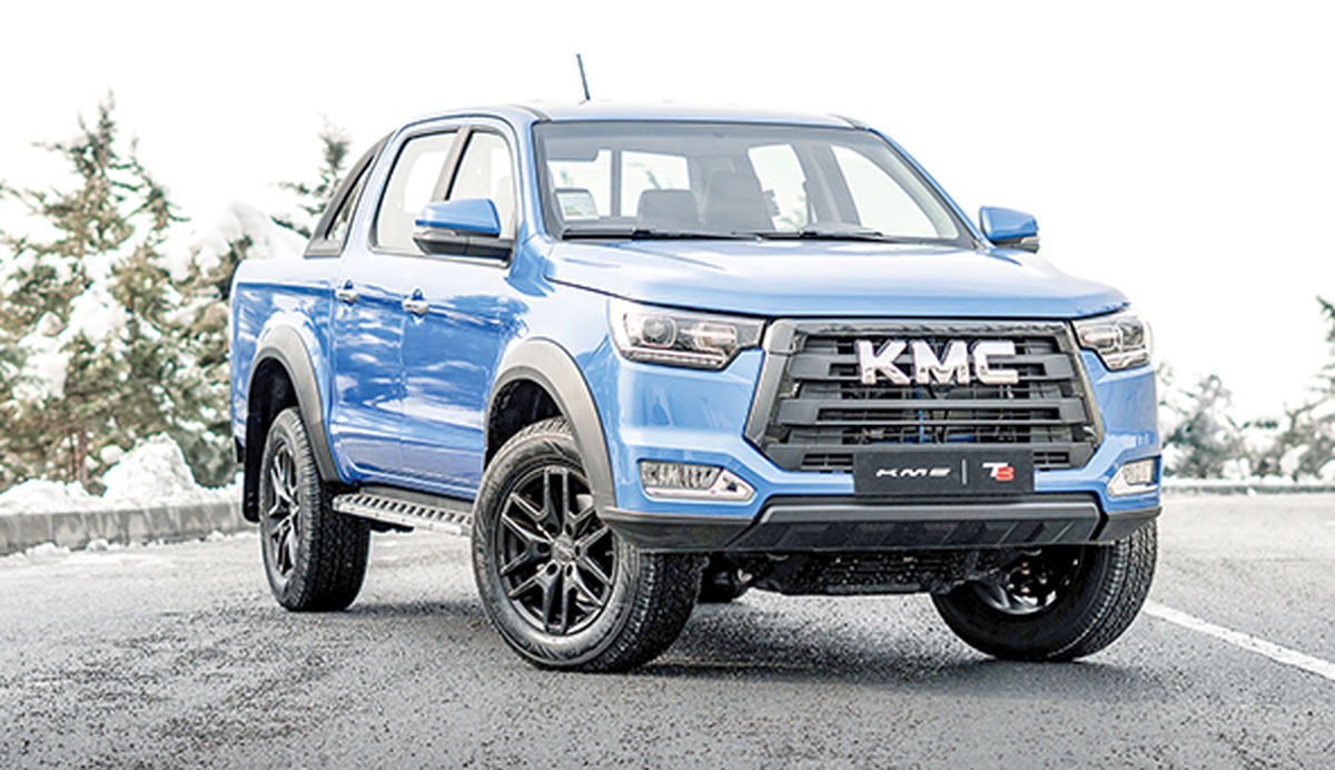 پیکاپ KMC T8 و سدان برقی EJ7 اقساطی به بازار میآیند
