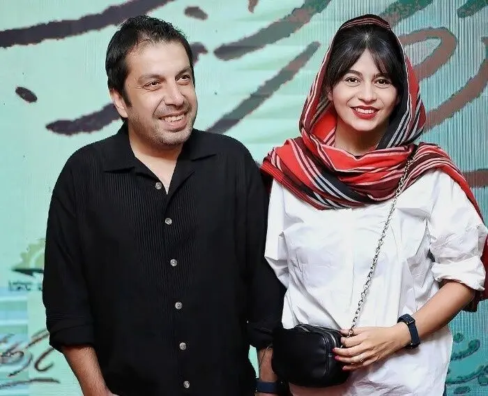 عباس جمشیدی فر و همسرش