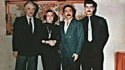 سفر به تاریخ؛ عکس منوچهر نوذری، گوگوش، حمیرا و داریوش در یک برنامه رادیویی دهه ۵۰