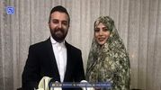 آلبوم عروسی فرشته آلوسی و محمودرضا قدیریان خانم بازیگر و آقای مجری