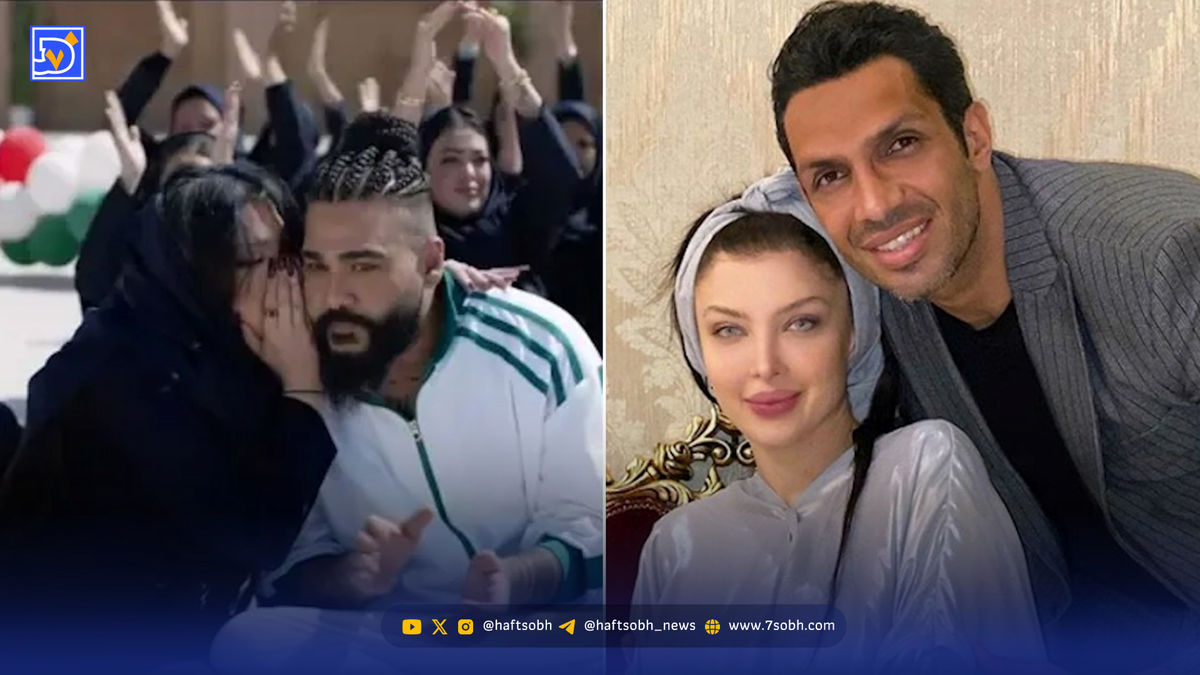 سپهر حیدری و همسرش که با ساسی مانکن به او خیانت کرد در حرم امام رضا