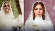 مقایسه دقیق لباس عروس محبوب ترین هنرمندان ایرانی/از لباس لاکچری مونا کرمی، نیلوفر پارسا با دنباله 3 متری، تا لباس کار شده متین ستوده...! 